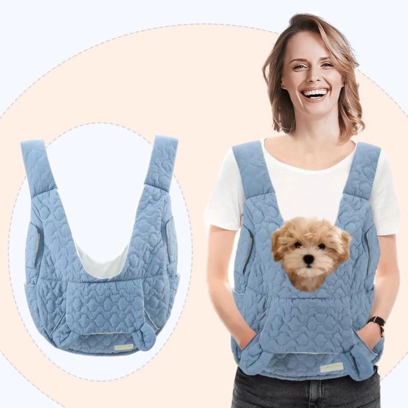 ポータブル ペット用 チェストバッグ|Pet Chest Carrier Bag for Dogs & Cats