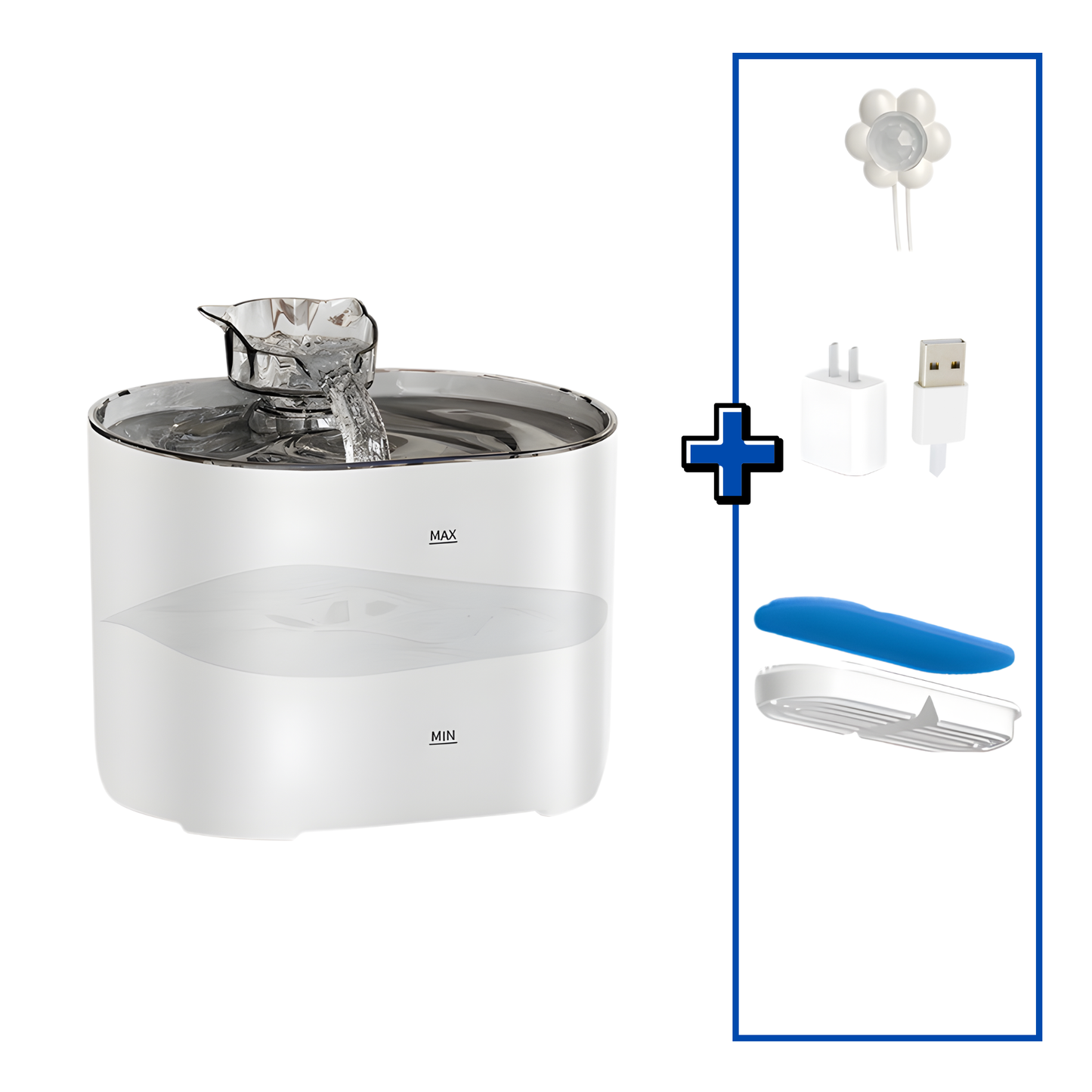 スマートペット給水器 — 清潔で新鮮なお水を毎日,  ペット給水器, 自動給水ボウル, 猫用給水器