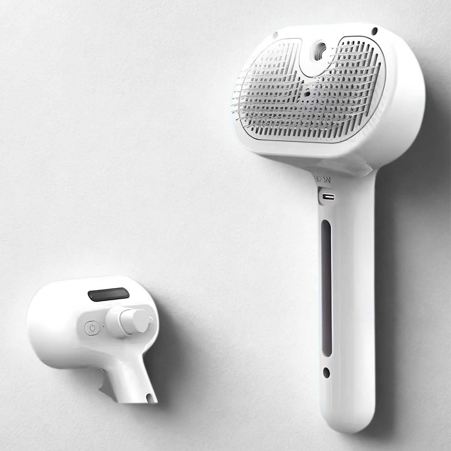 ✨ スプレー付き電動USBペットブラシ | Electric Pet Brush with Mist Spray