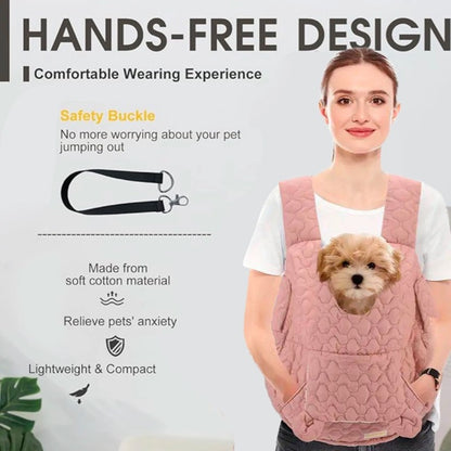 ポータブル ペット用 チェストバッグ｜Pet Chest Carrier Bag for Dogs & Cats