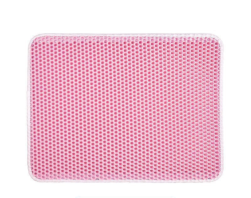 🐾 二重層構造 猫砂マット – お部屋を清潔に保つ究極のアイテム！🐱 猫砂マット 二重層 | Double Layer Cat Litter Mat