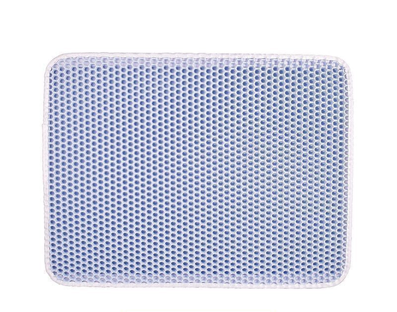 🐾 二重層構造 猫砂マット – お部屋を清潔に保つ究極のアイテム！🐱 猫砂マット 二重層 | Double Layer Cat Litter Mat