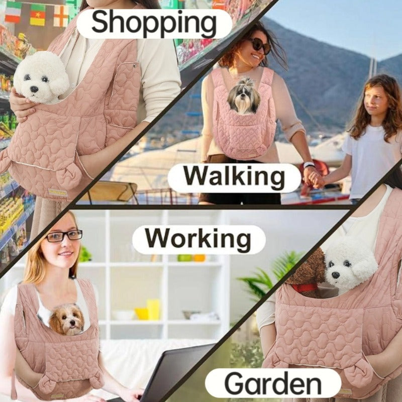 ポータブル ペット用 チェストバッグ｜Pet Chest Carrier Bag for Dogs & Cats